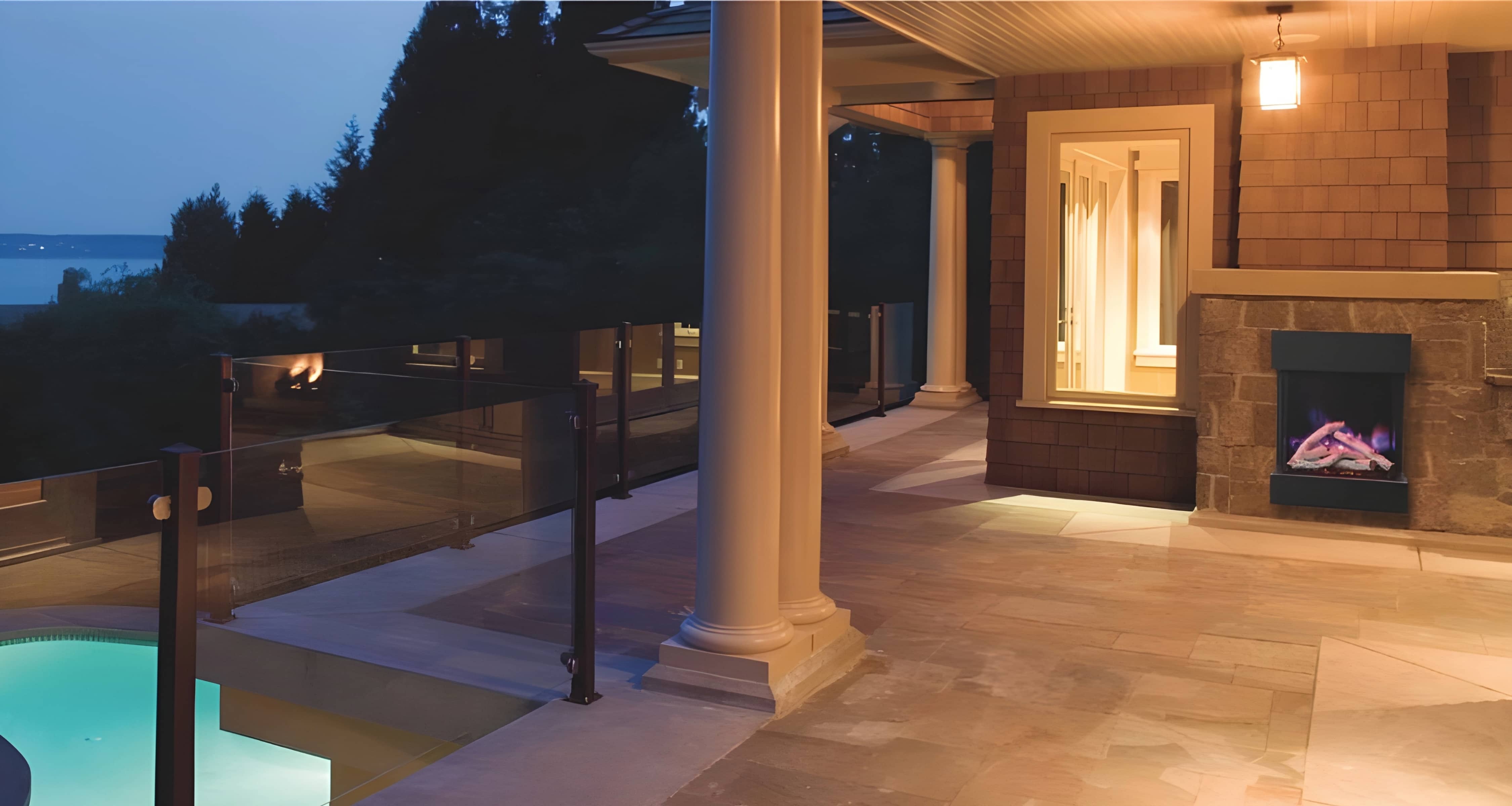 Tru View Cube Electric Fireplace