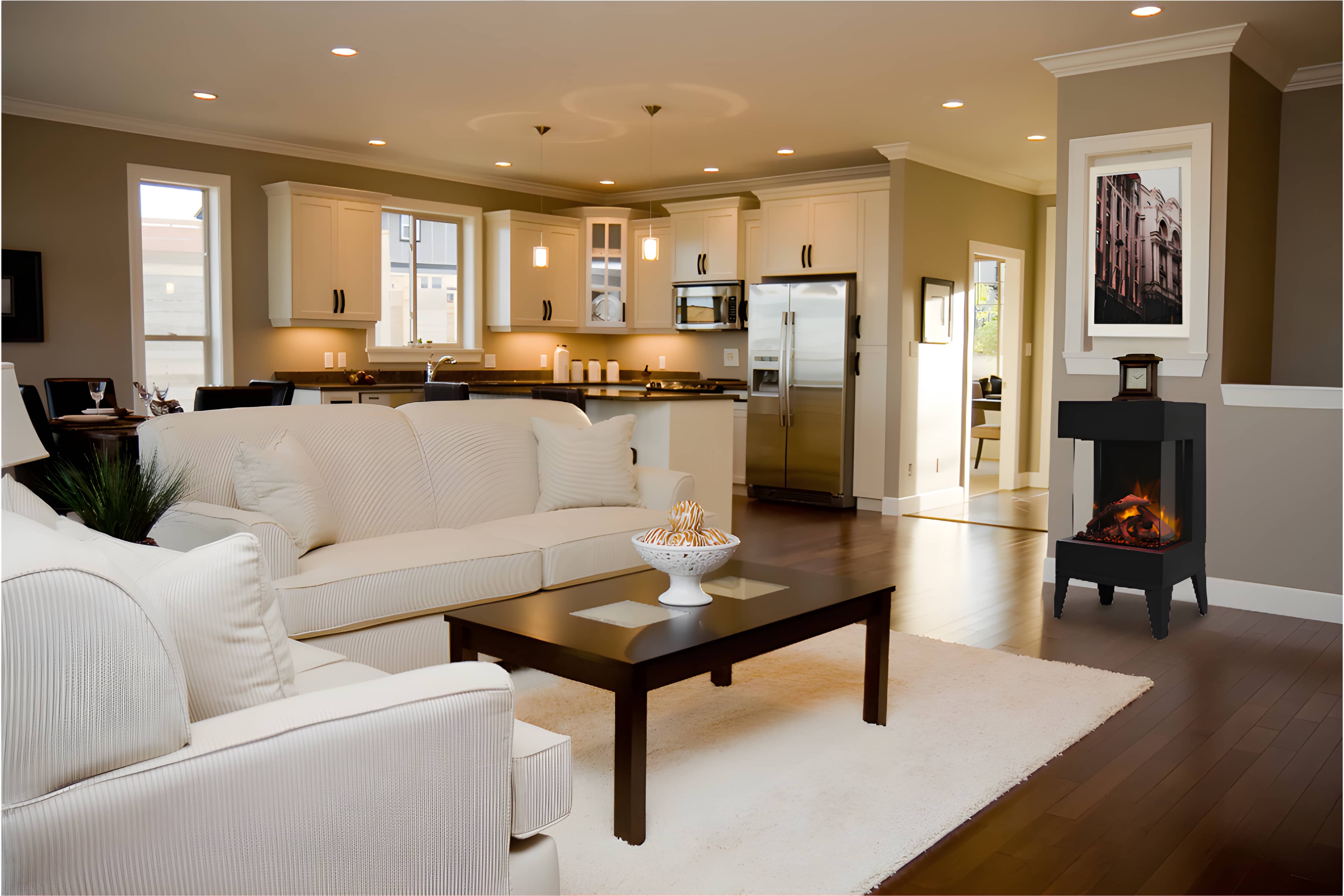 Tru View Cube Electric Fireplace