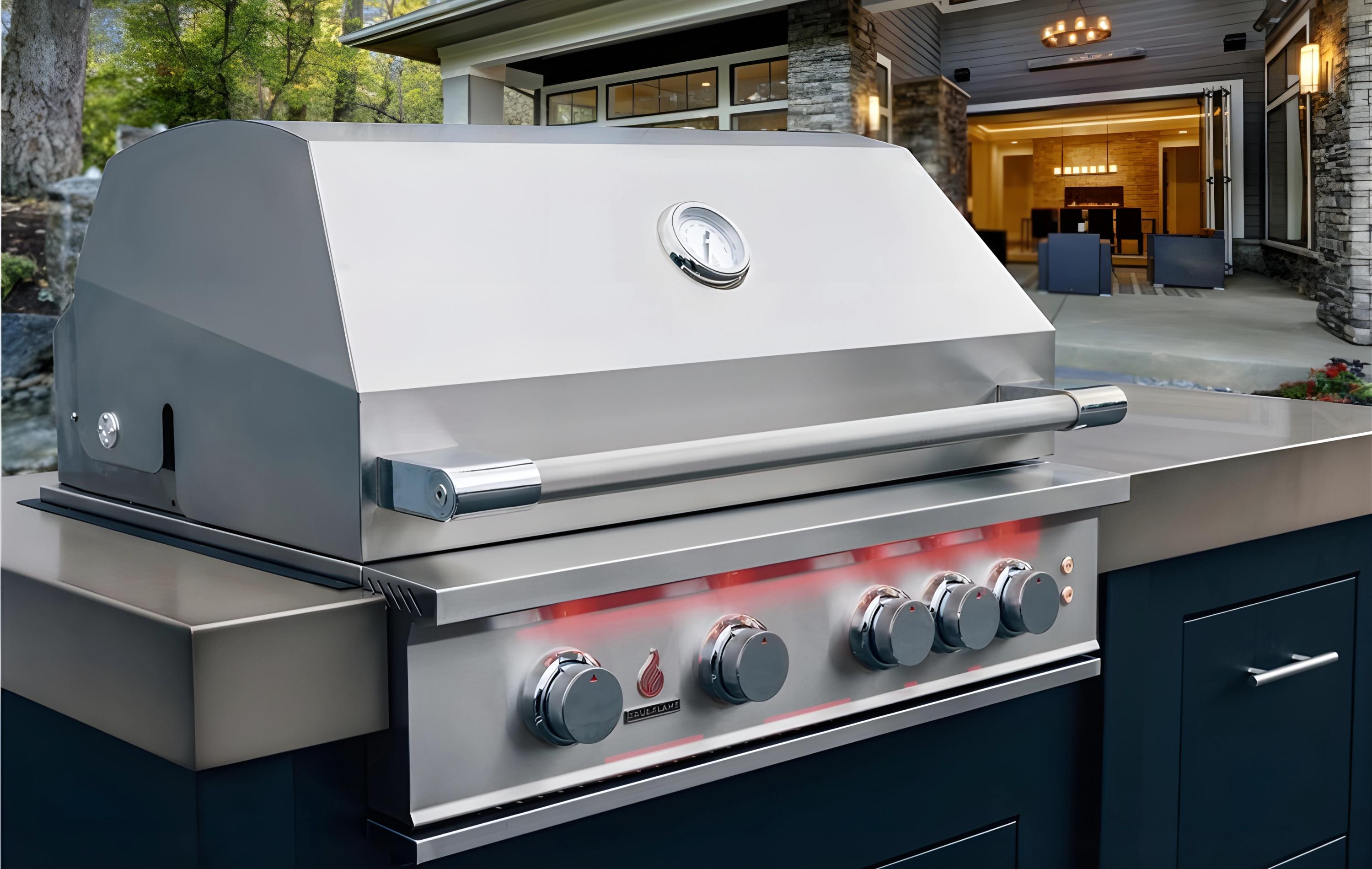 TrueFlame 32" 4 Burner Built-In Grill