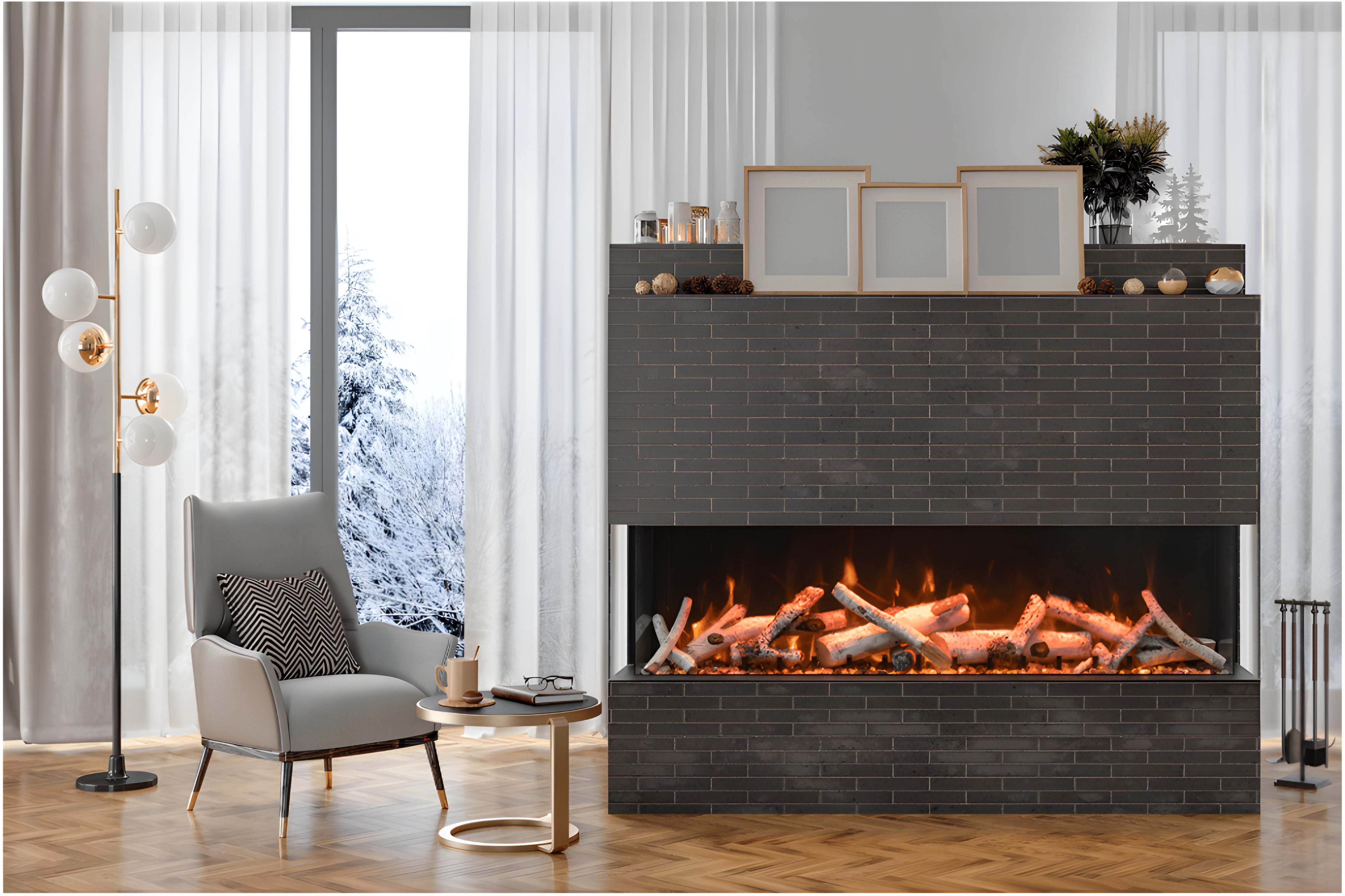 Tru View XL Deep Smart Electric Fireplace