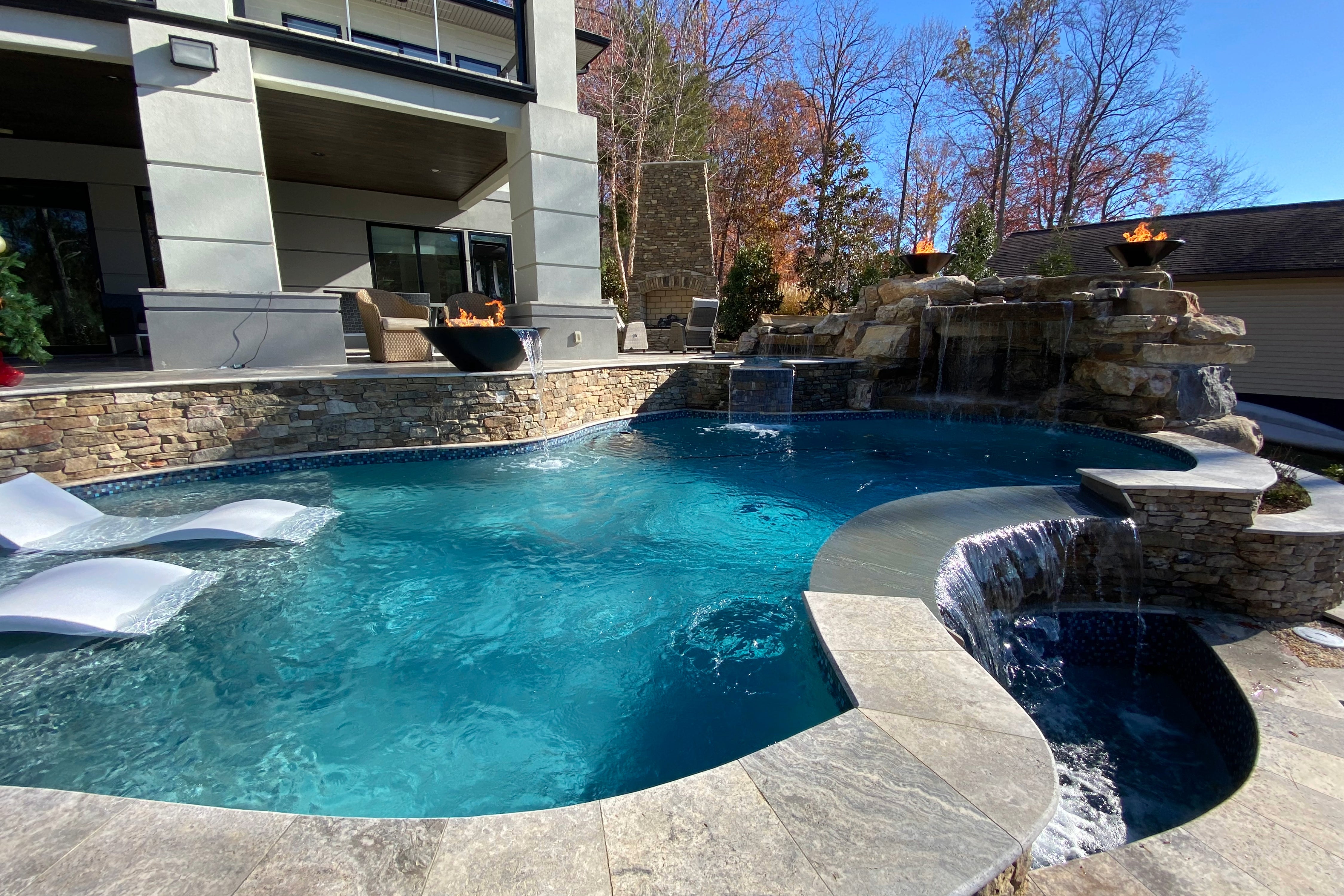 Cazo Fire & Water Bowl | Hammered Patina Copper