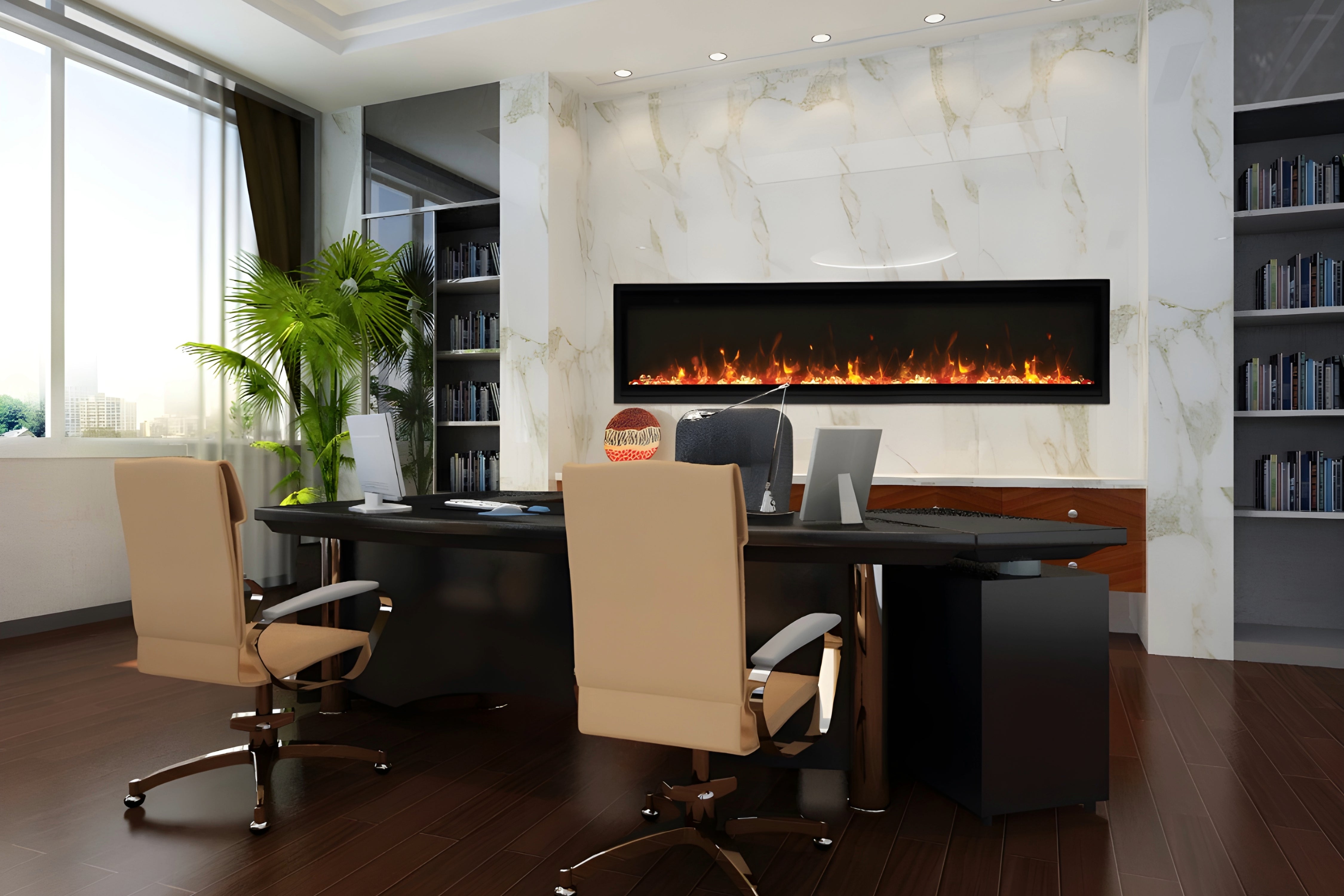 Panorama BI Slim Smart Electric Fireplace