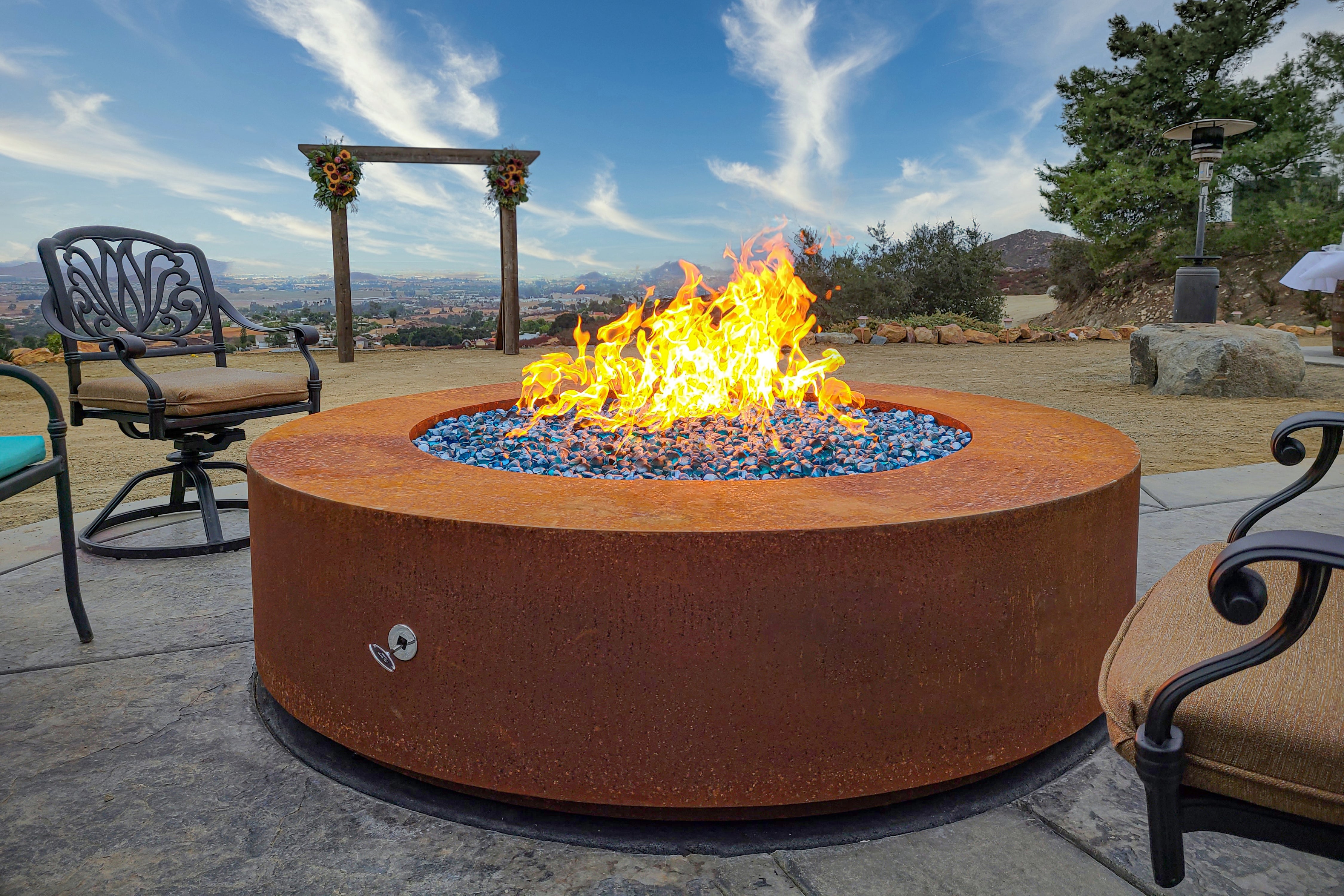Unity Fire Pit | Corten Steel