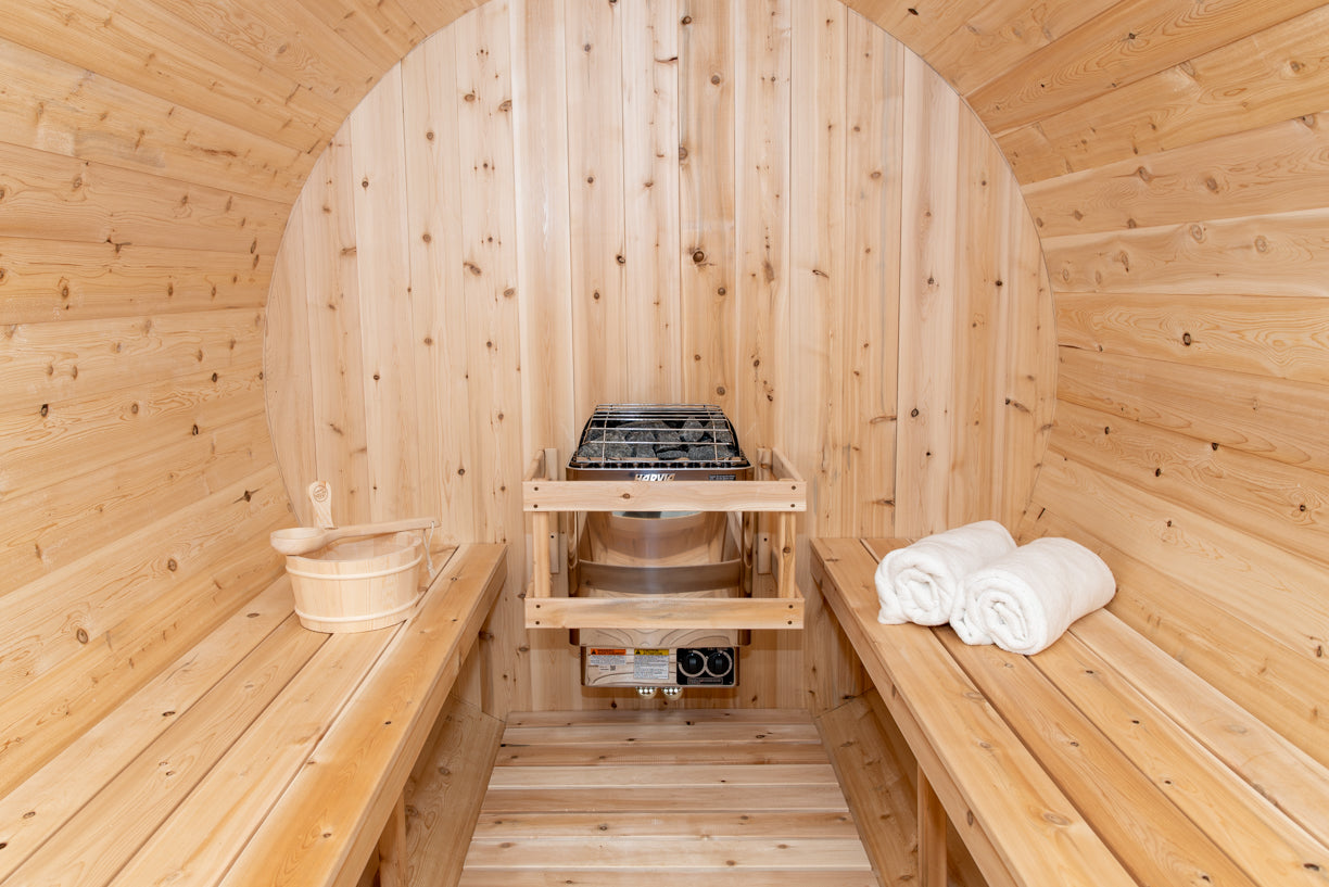 Tranquility Barrel Sauna