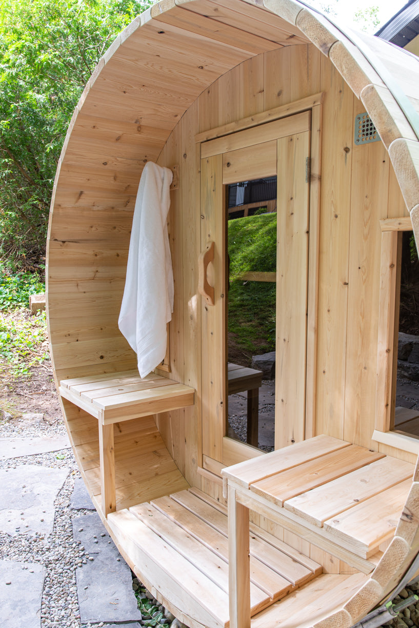 Tranquility Barrel Sauna