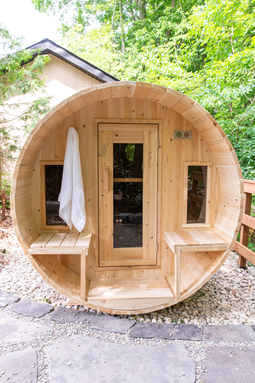 Tranquility Barrel Sauna