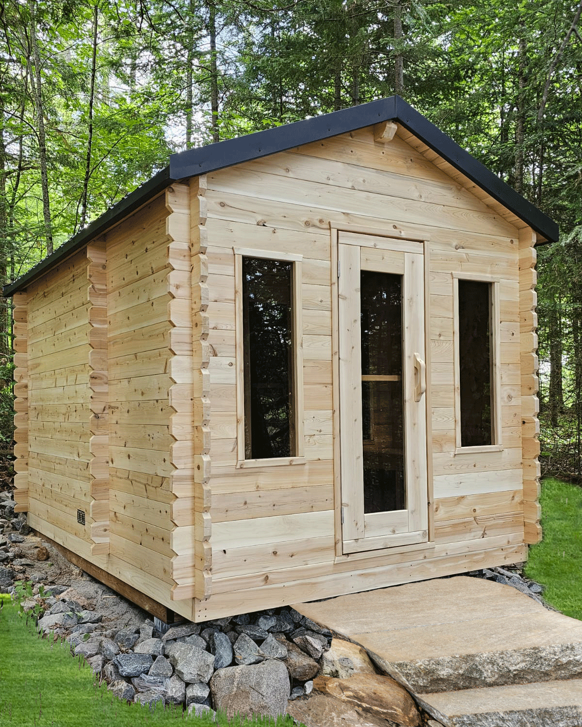 Georgian Cabin Sauna with Changeroom