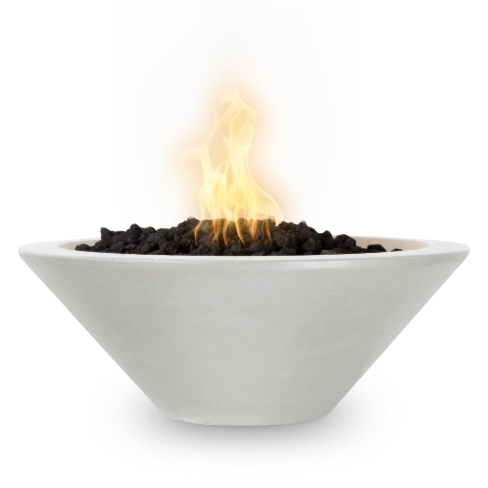 Cazo Fire Bowl – Round GFRC Outdoor Gas Fire Pit