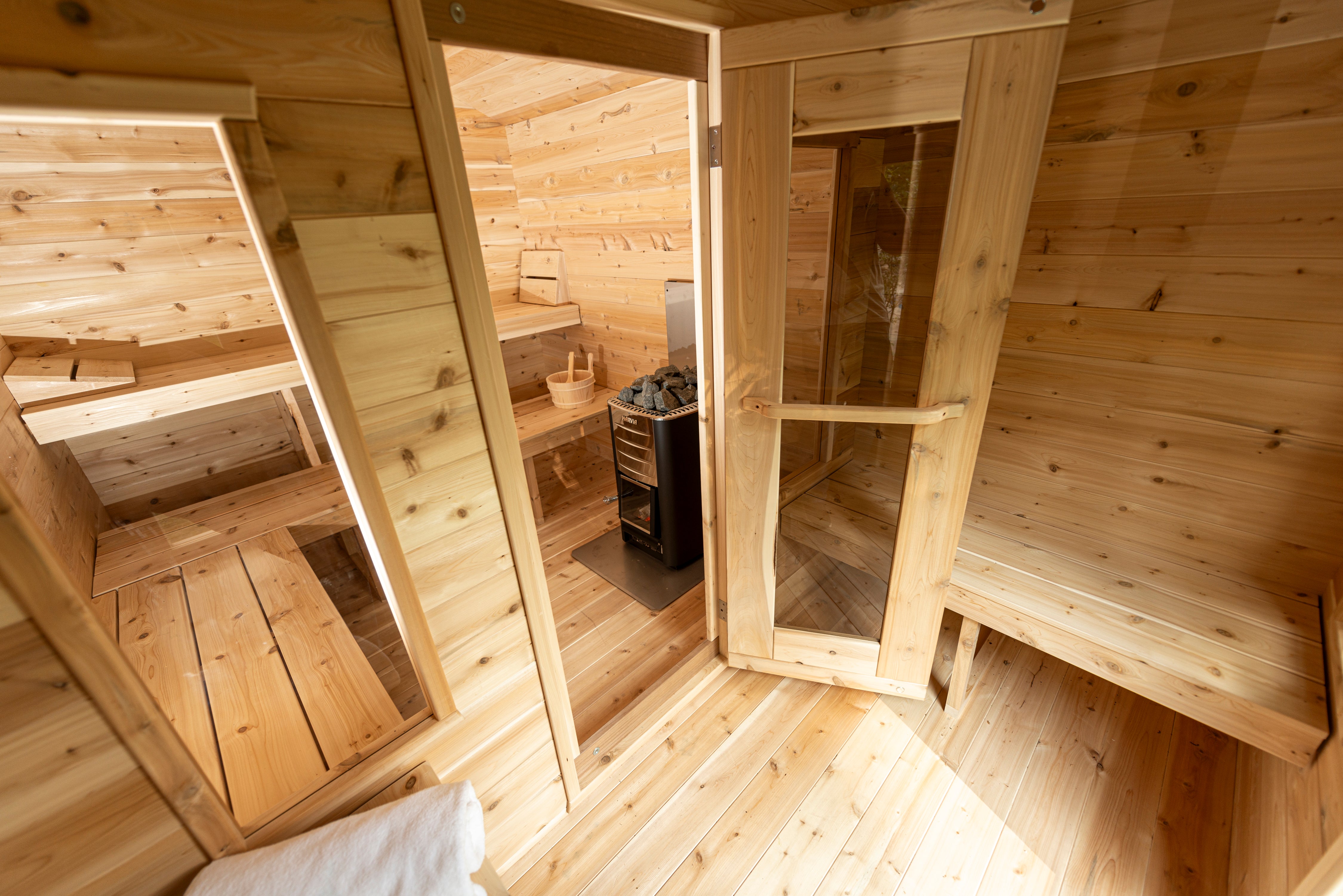 Georgian Cabin Sauna with Changeroom