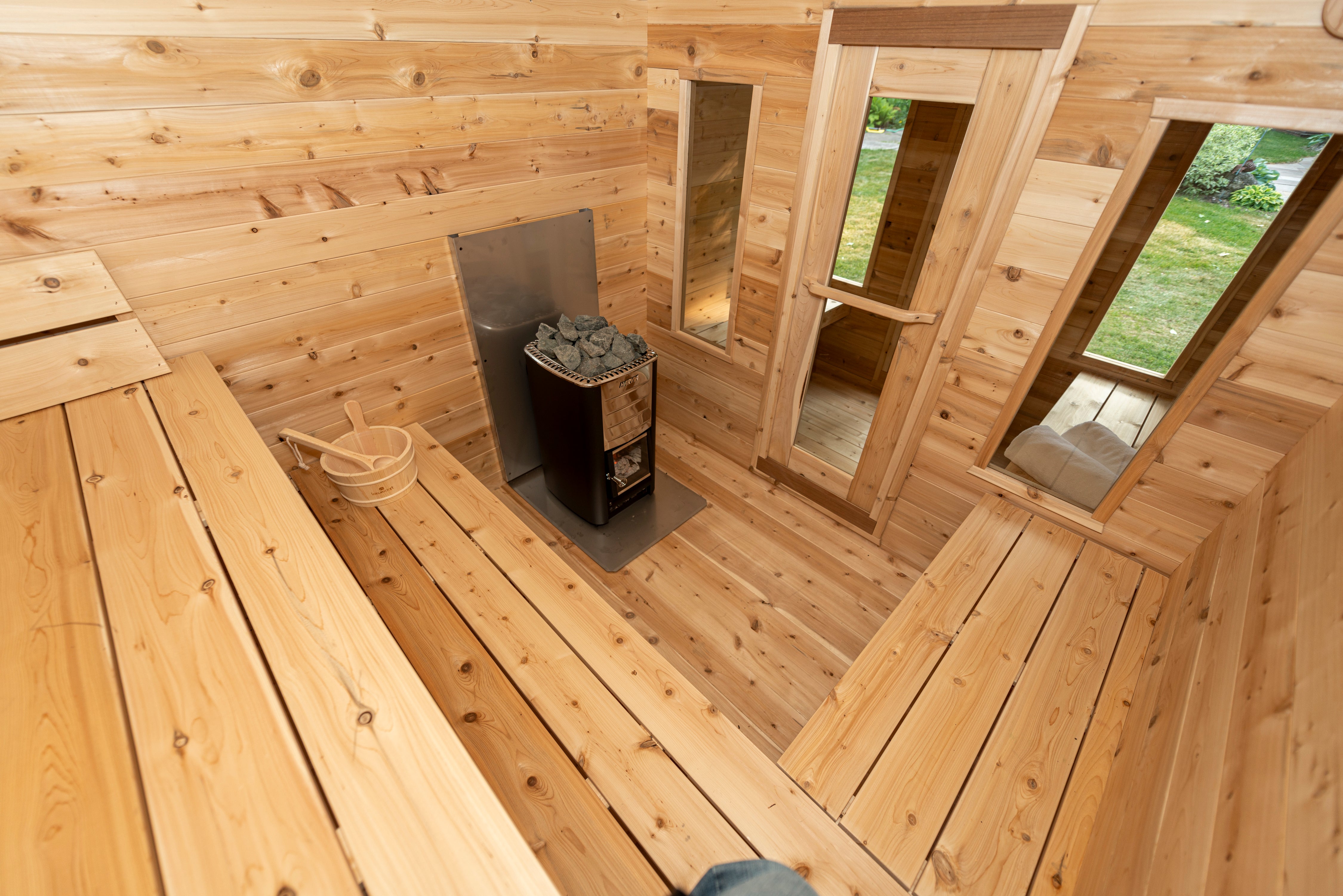 Georgian Cabin Sauna with Changeroom