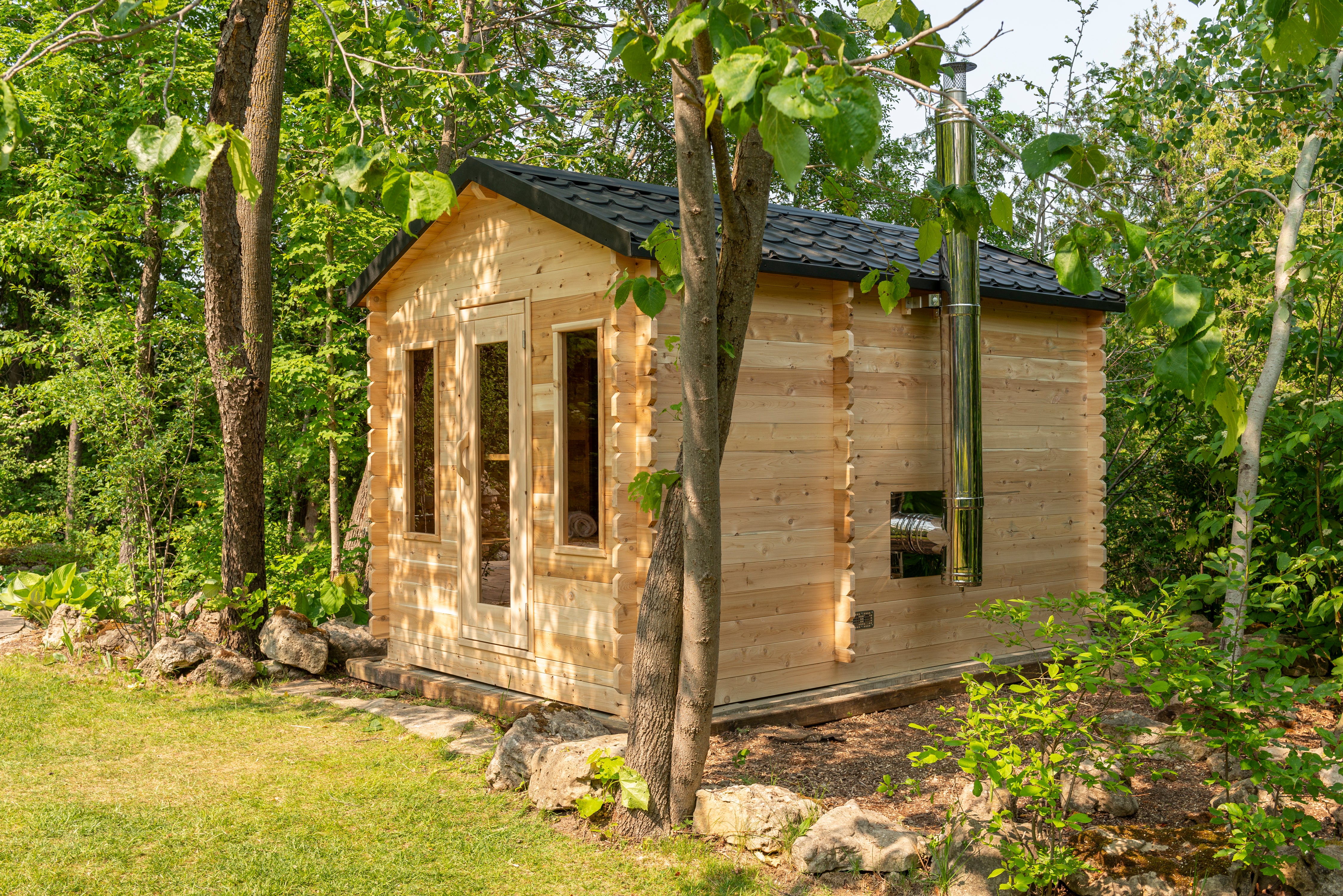 Georgian Cabin Sauna with Changeroom