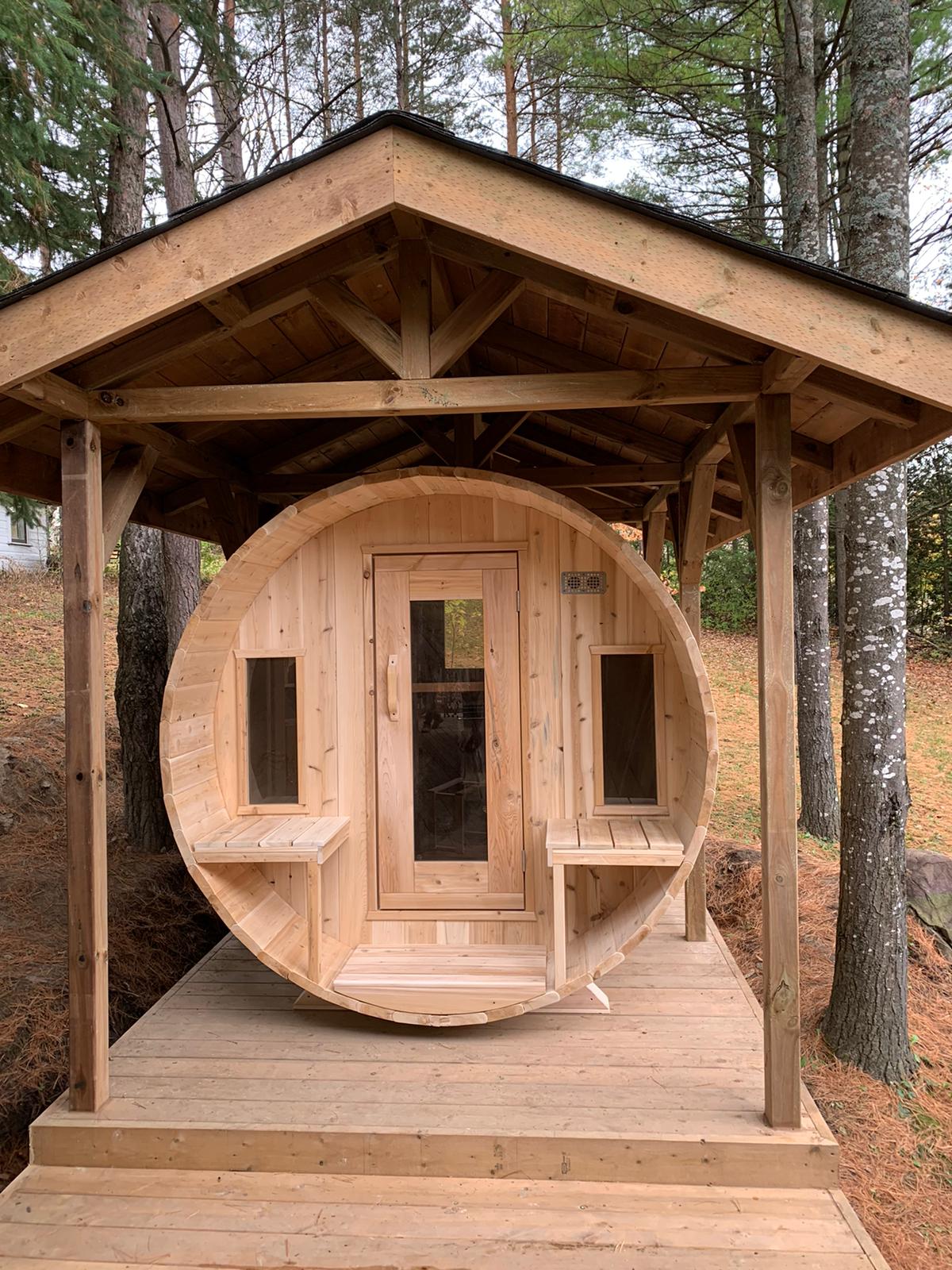 Tranquility Barrel Sauna