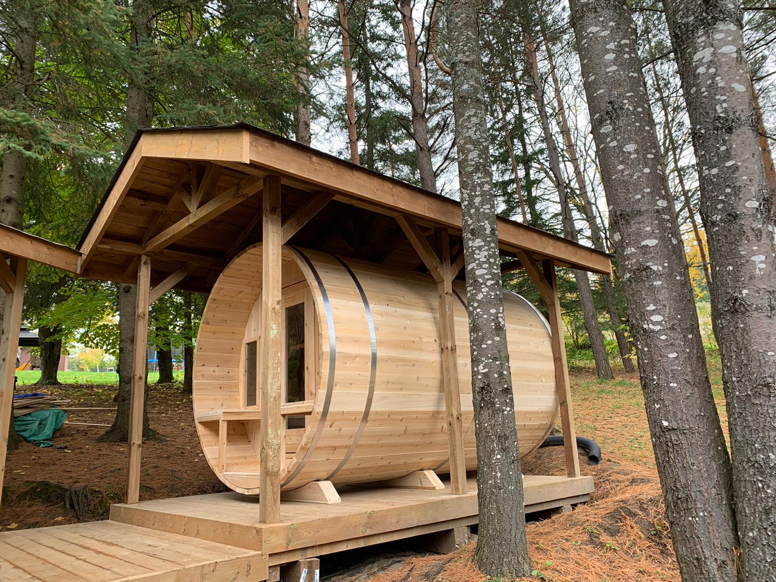 Tranquility Barrel Sauna