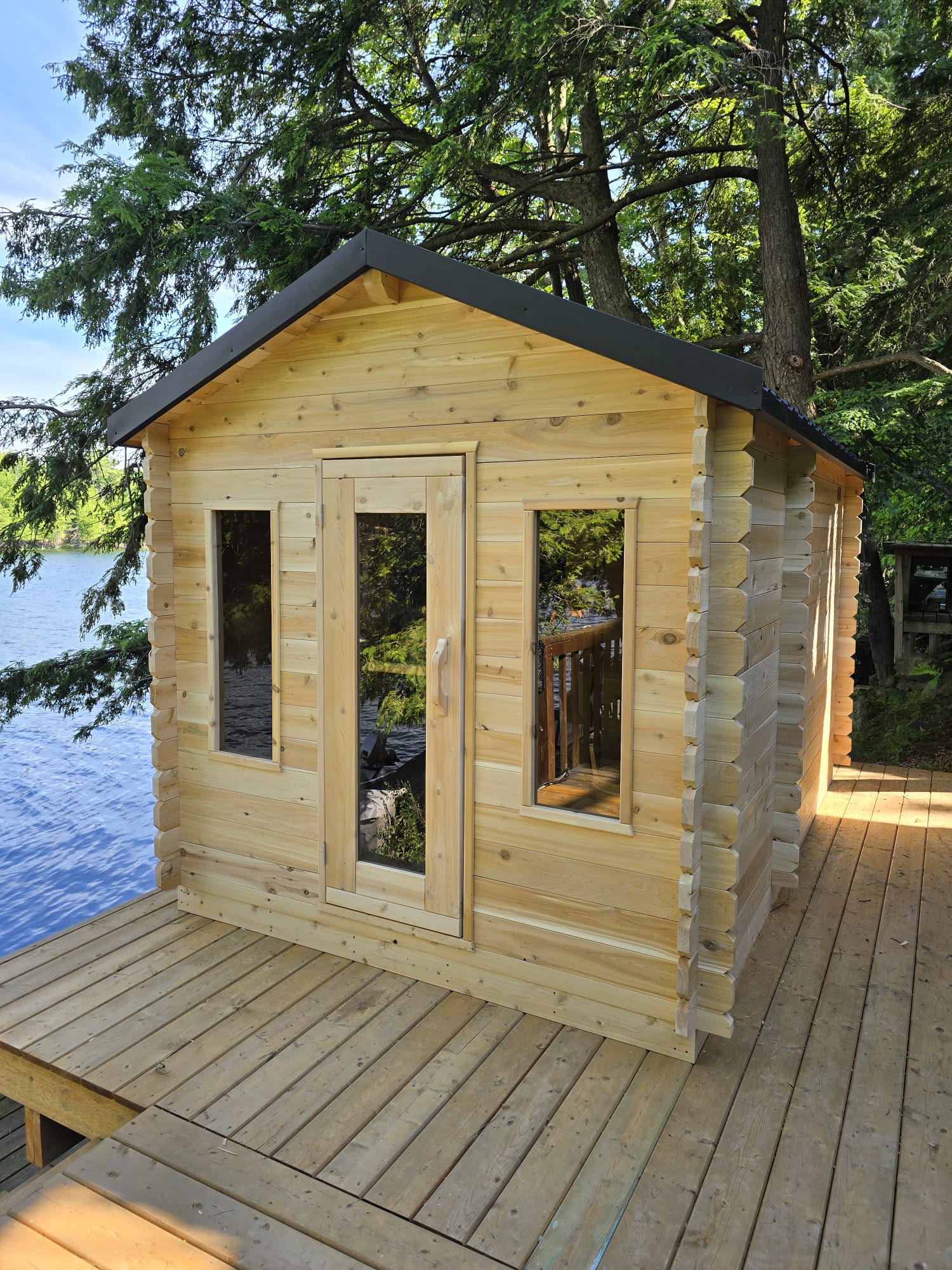 Georgian Cabin Sauna with Changeroom