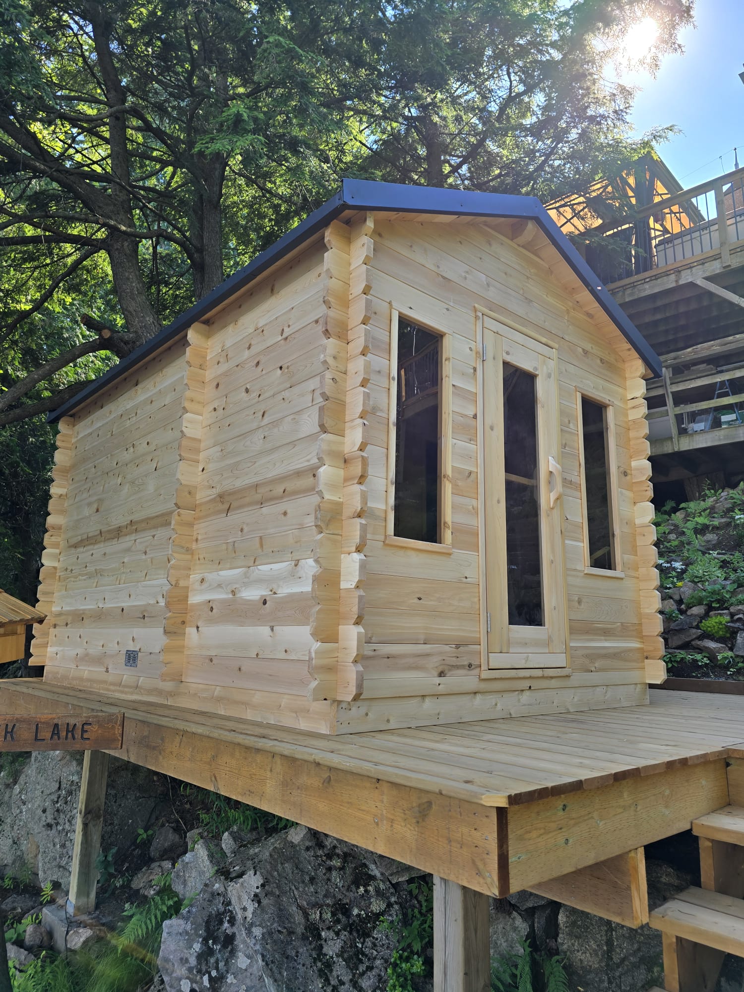 Georgian Cabin Sauna with Changeroom