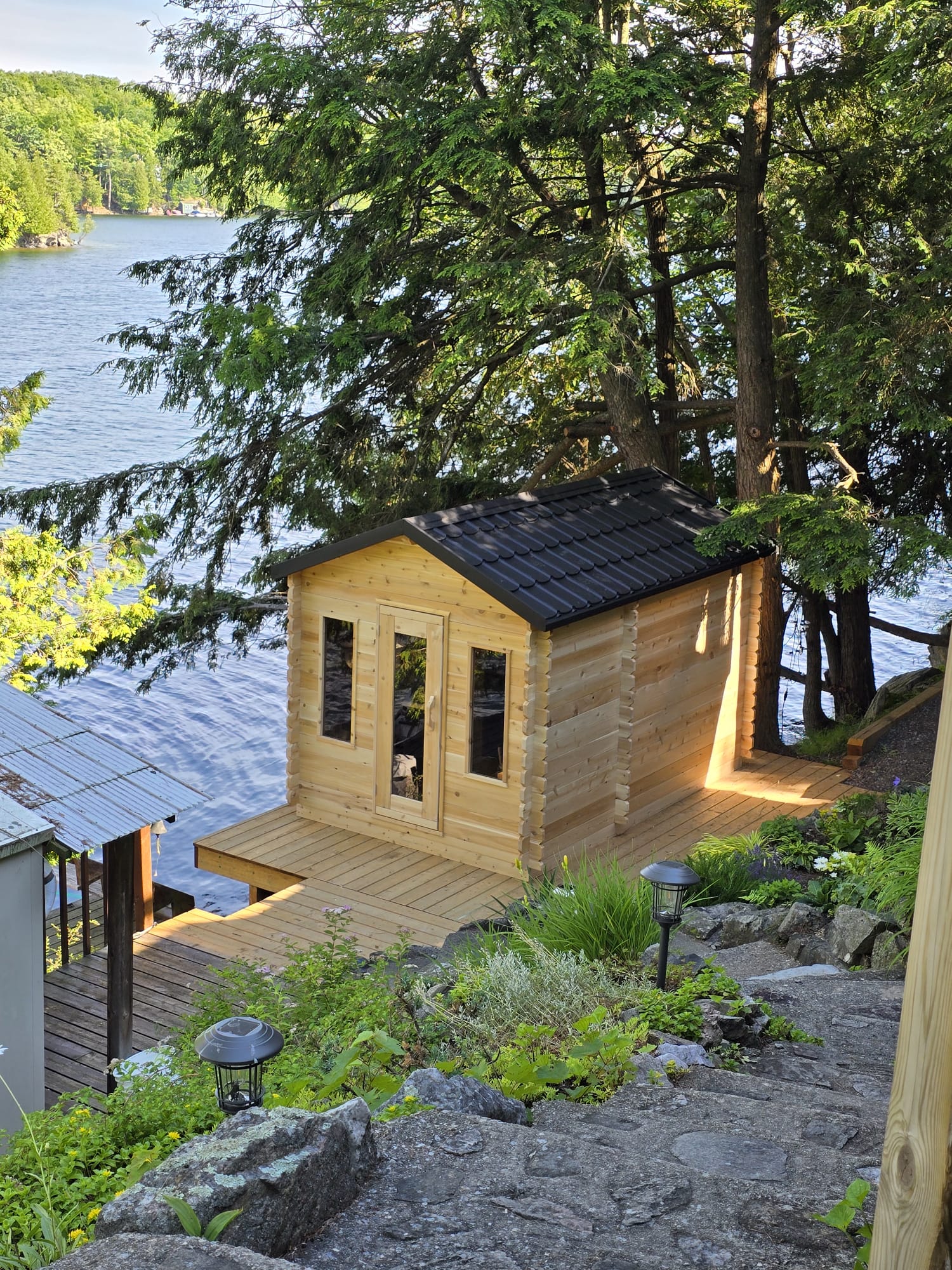 Georgian Cabin Sauna with Changeroom