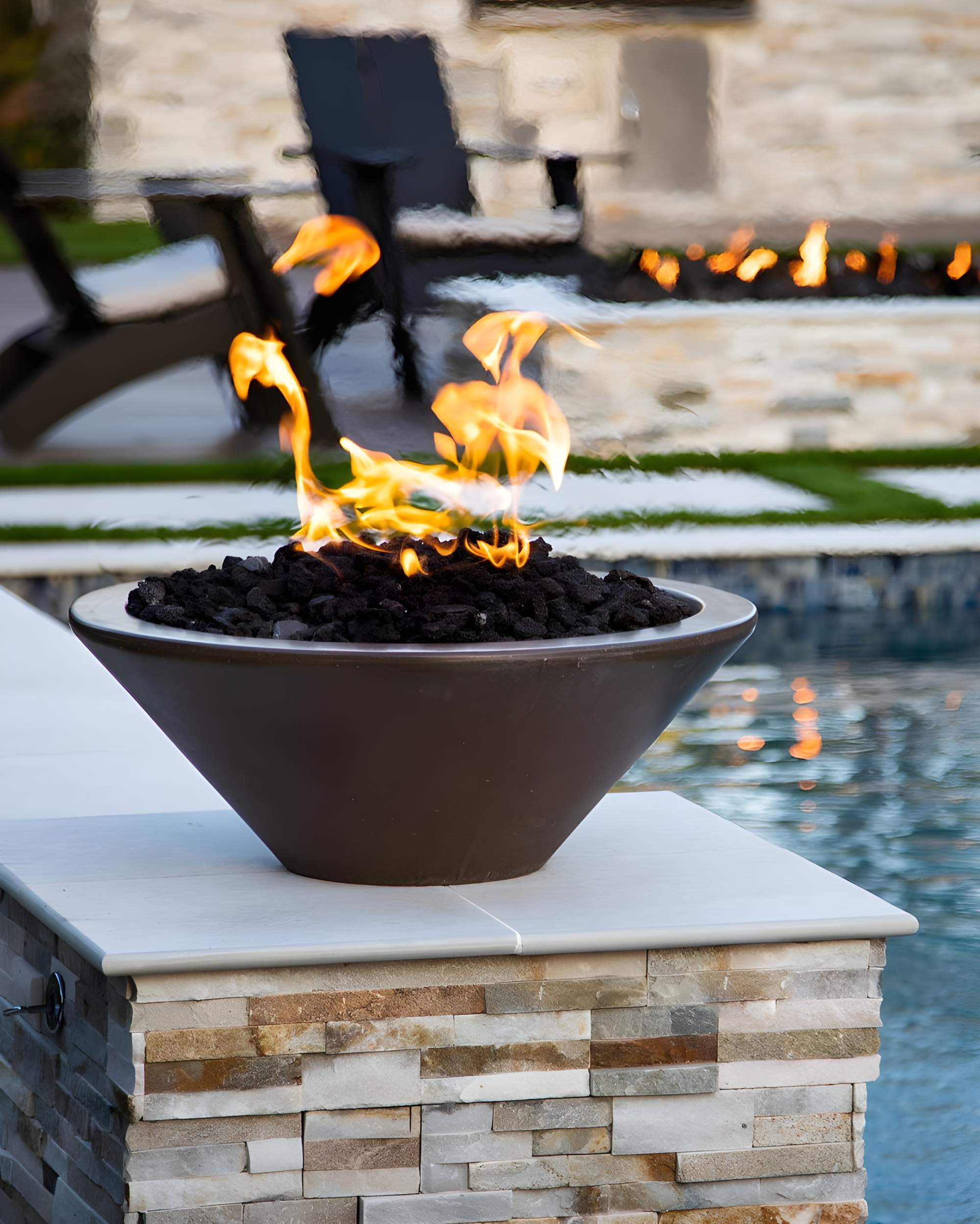 Cazo Fire Bowl – Metal Powder Coat