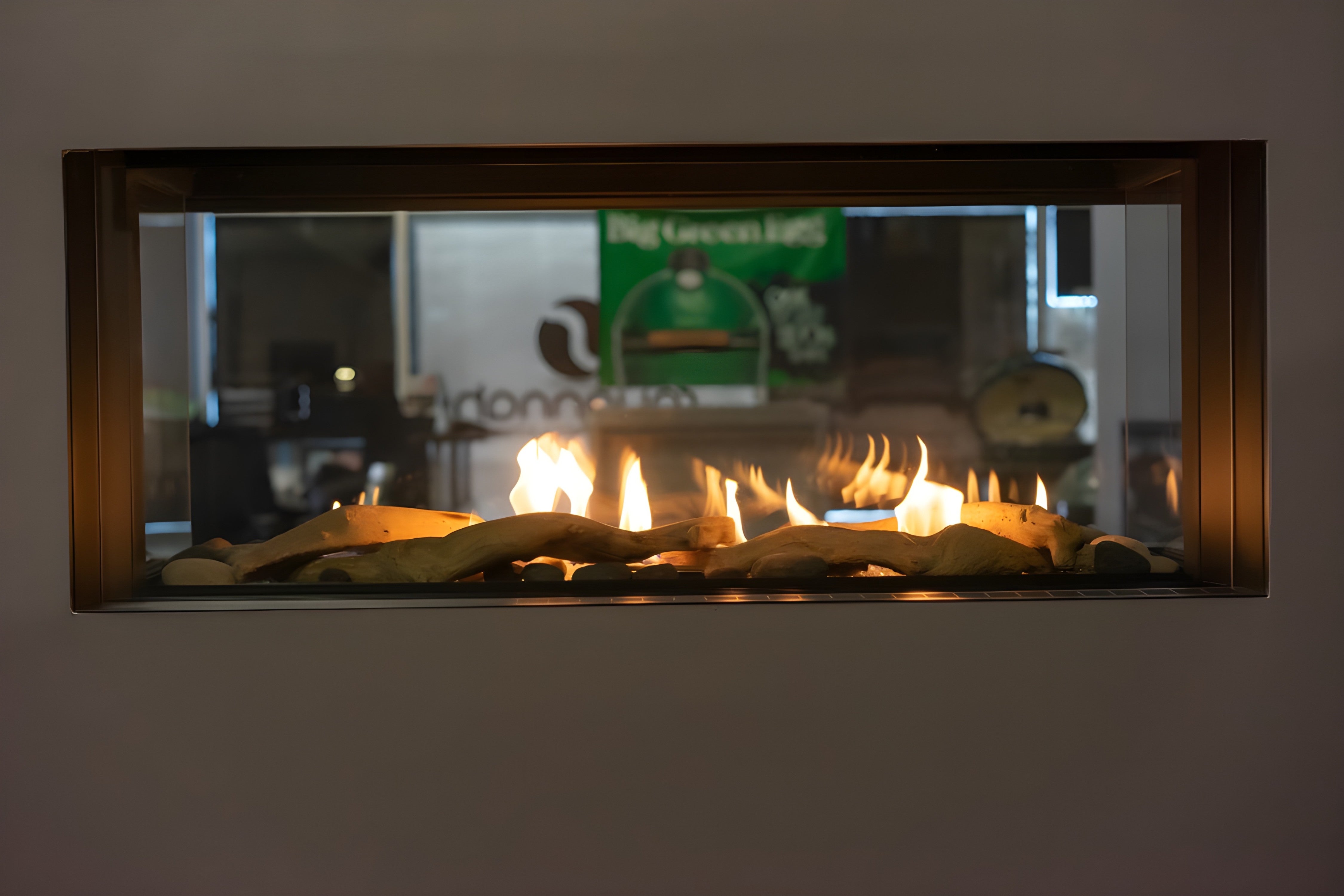 Lyon – 4 Sided See Through Gas Fireplace