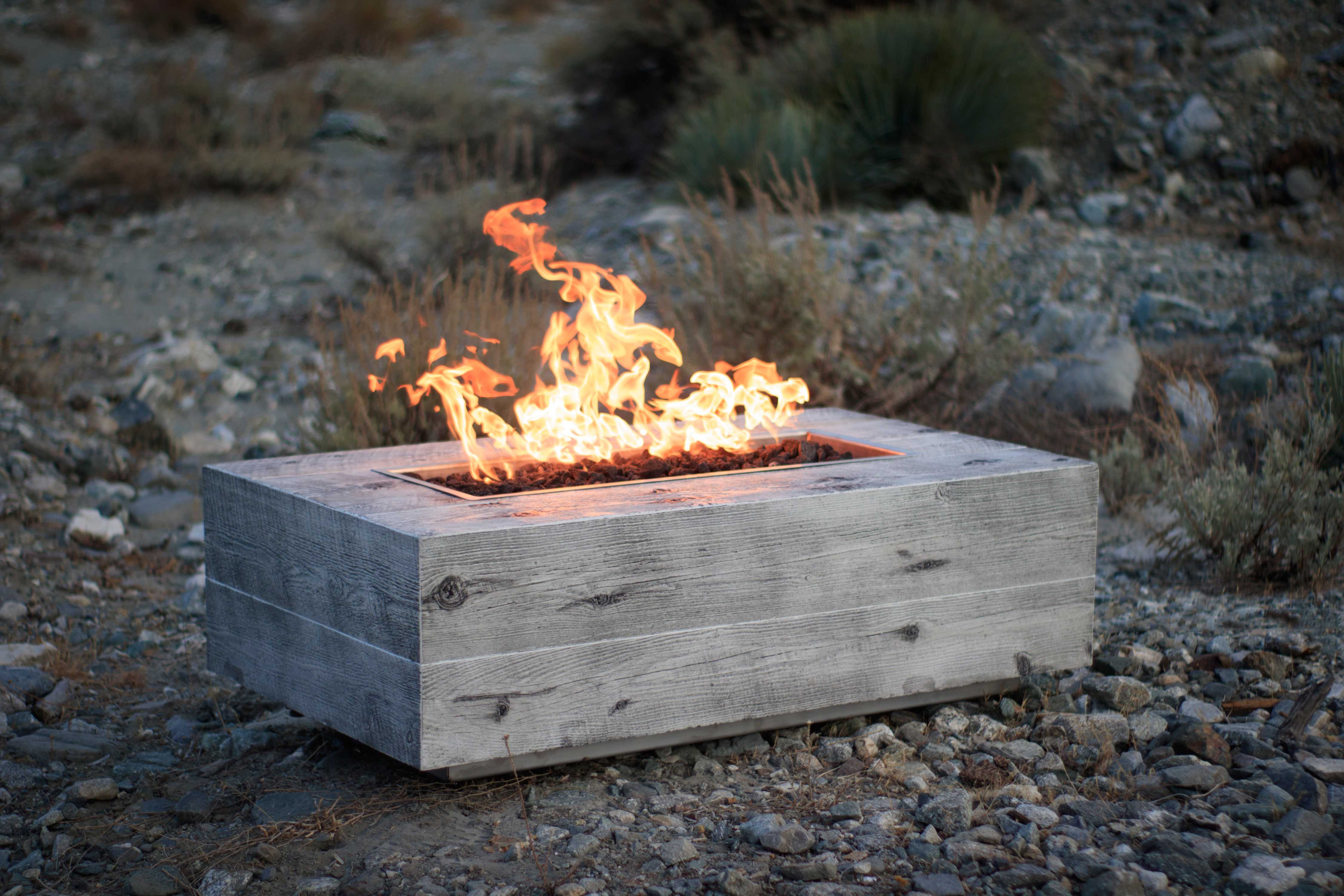 Coronado Fire Pit | GFRC Woodgrain