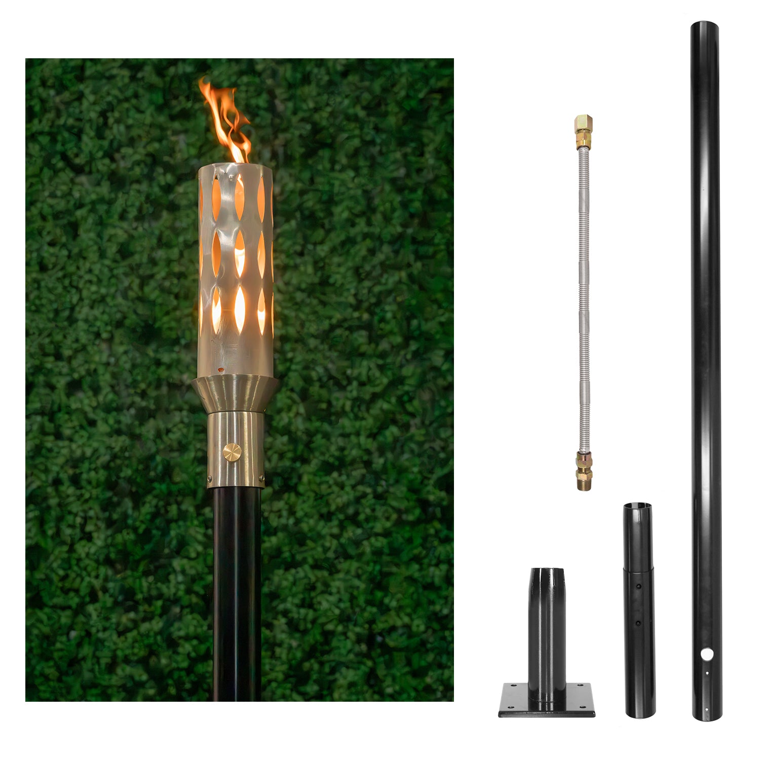 Ellipse Fire Torch & Post