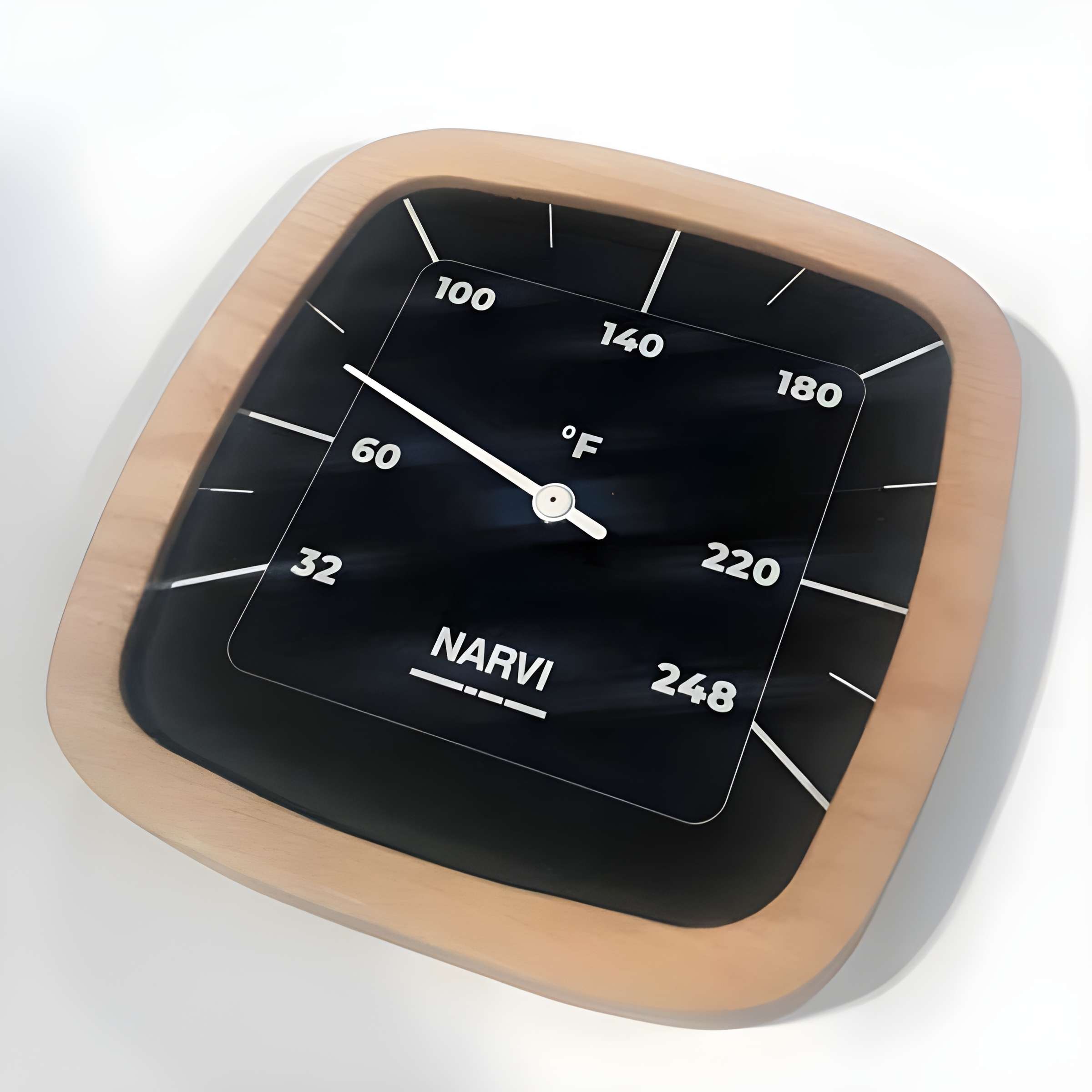 Narvi Black Thermometer Fahrenheit