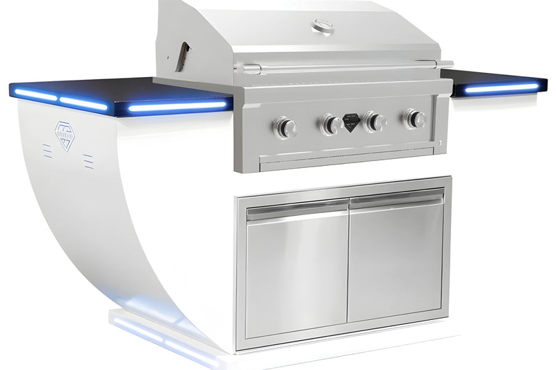 Luxe 84I Legacy Outdoor Kitchen – Alt