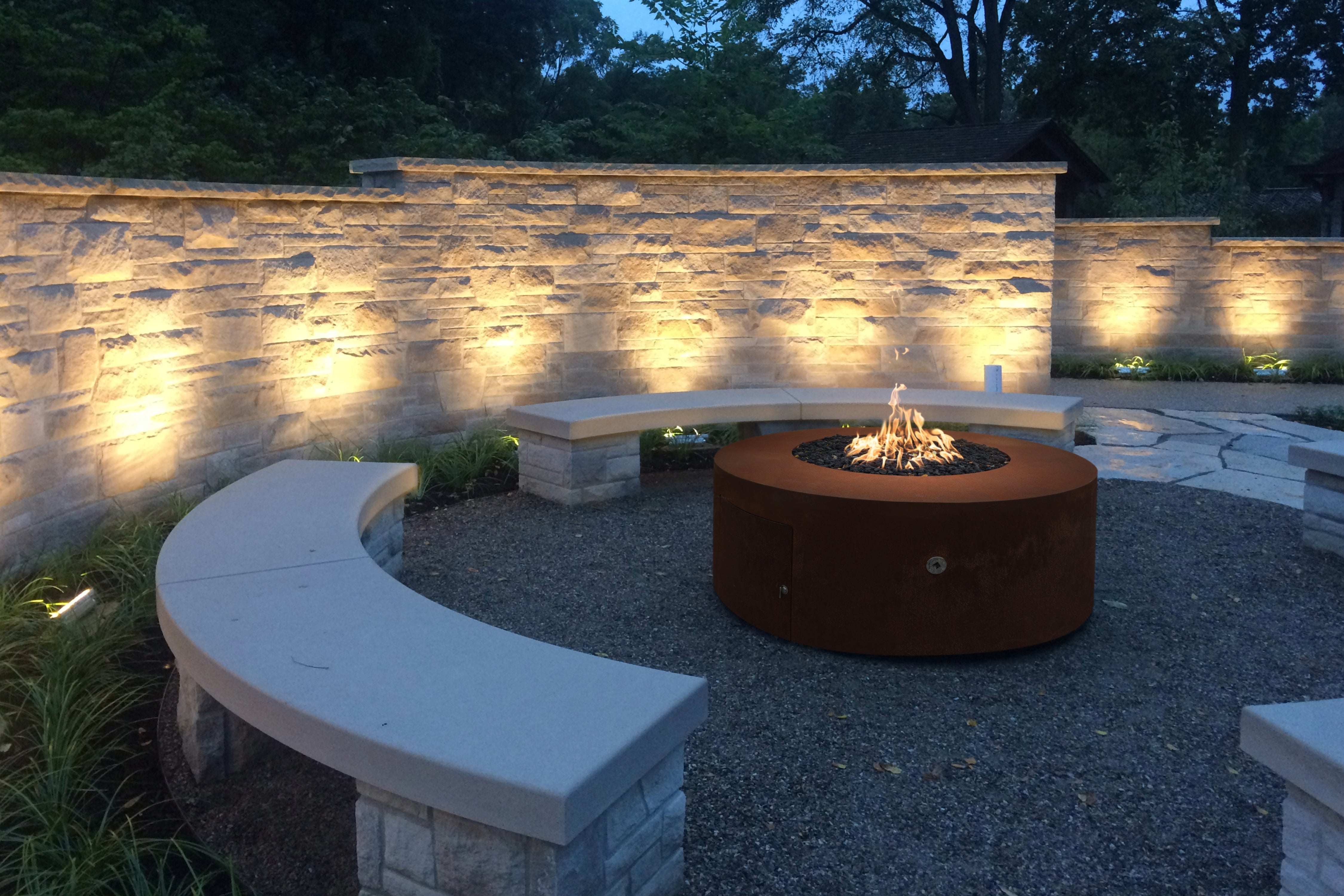 Unity Fire Pit | Corten Steel