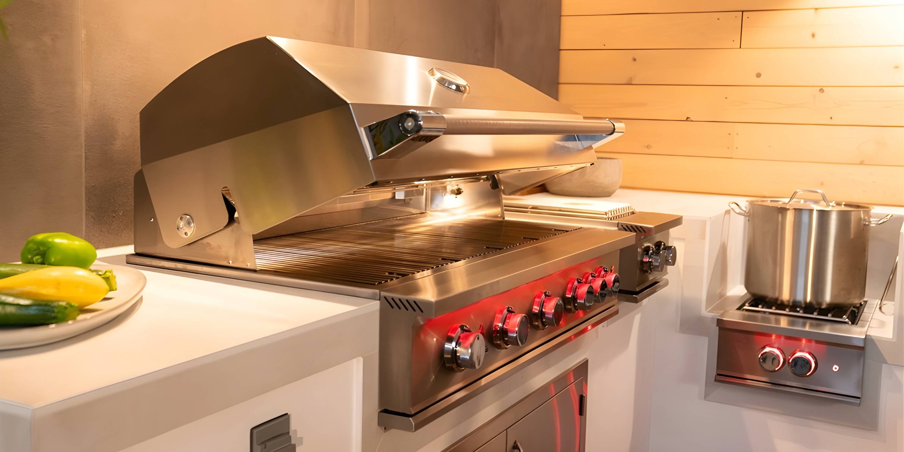 TrueFlame 40" 5 Burner Gas Grill