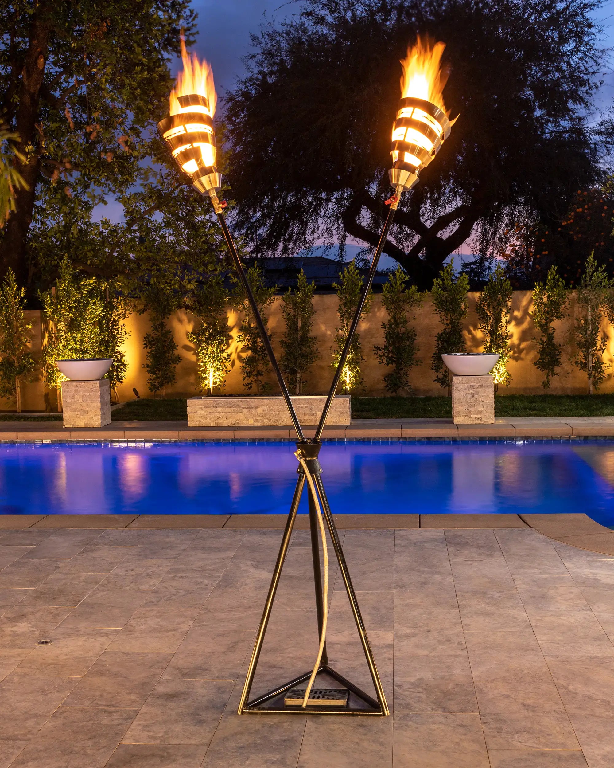 Spiral Fire Torch