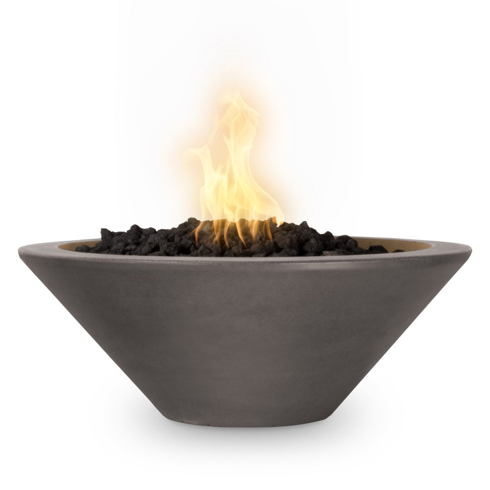 Cazo Fire Bowl – Round GFRC Outdoor Gas Fire Pit