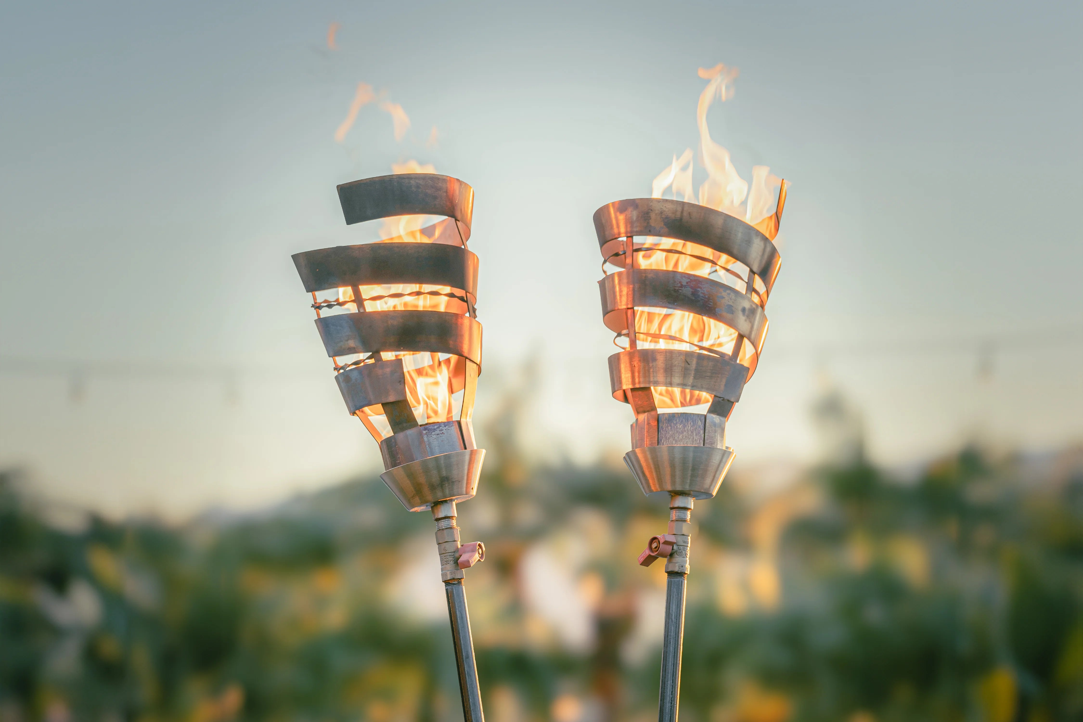 Spiral Fire Torch